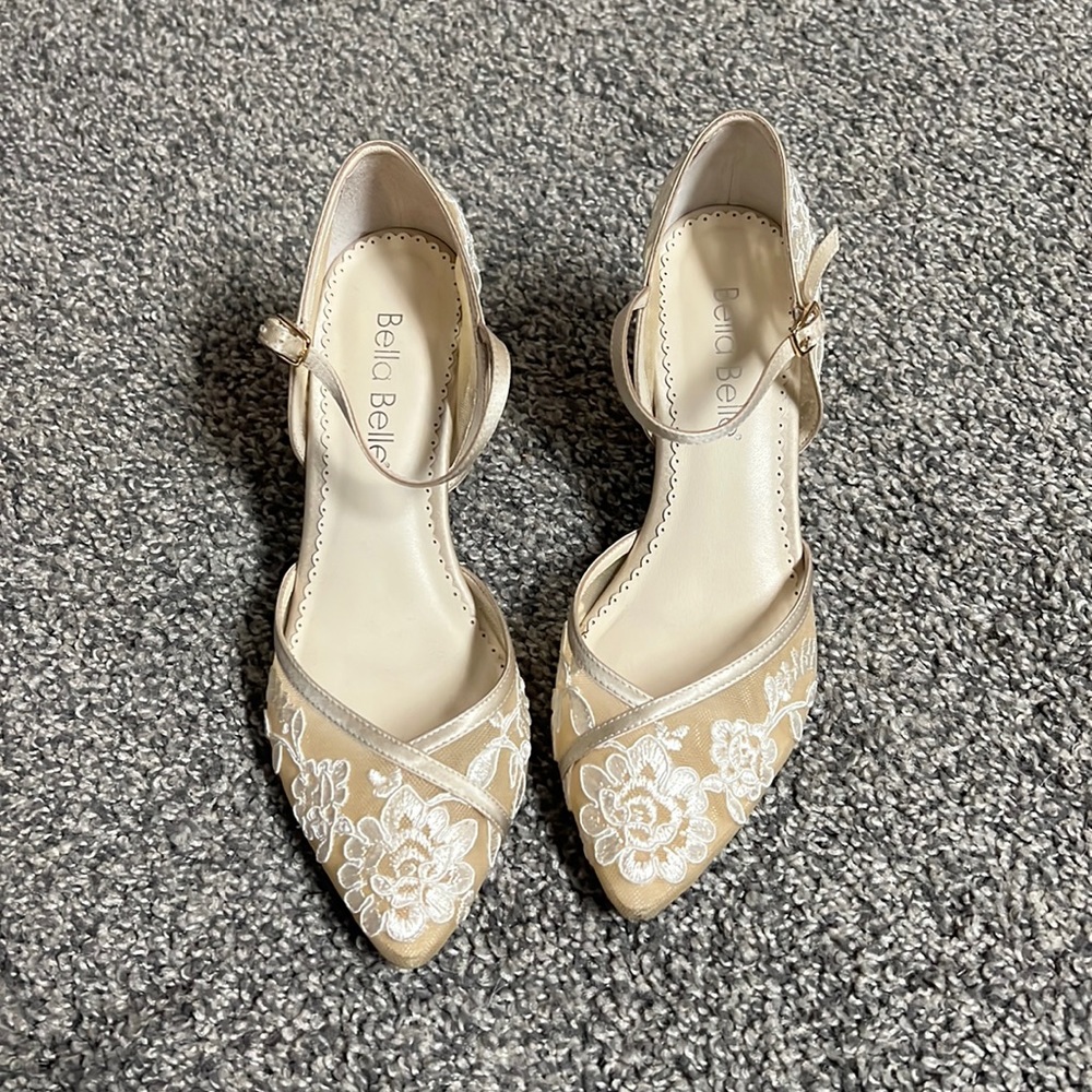 Bella Belle Lace Wedding Heels